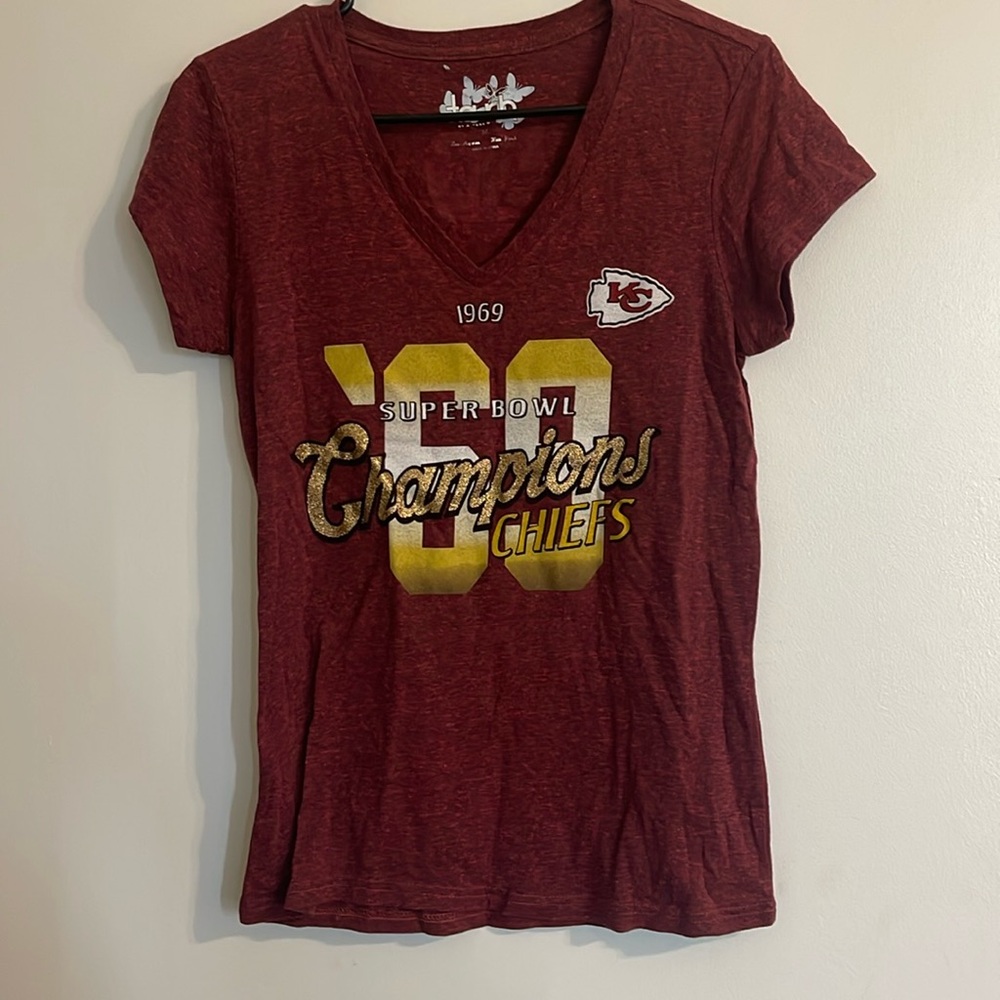Kansas City Chiefs V Neck Tee